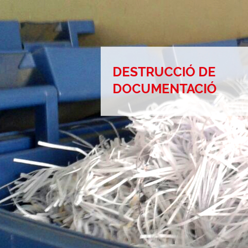 Destrucció de documentació