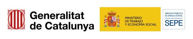 Logos Generalitat de Catalunya i Fons Social Europeu